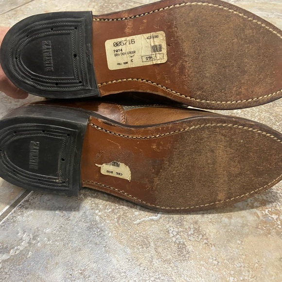 Vintage leather Boulet lace up boots - Picture 3 of 5